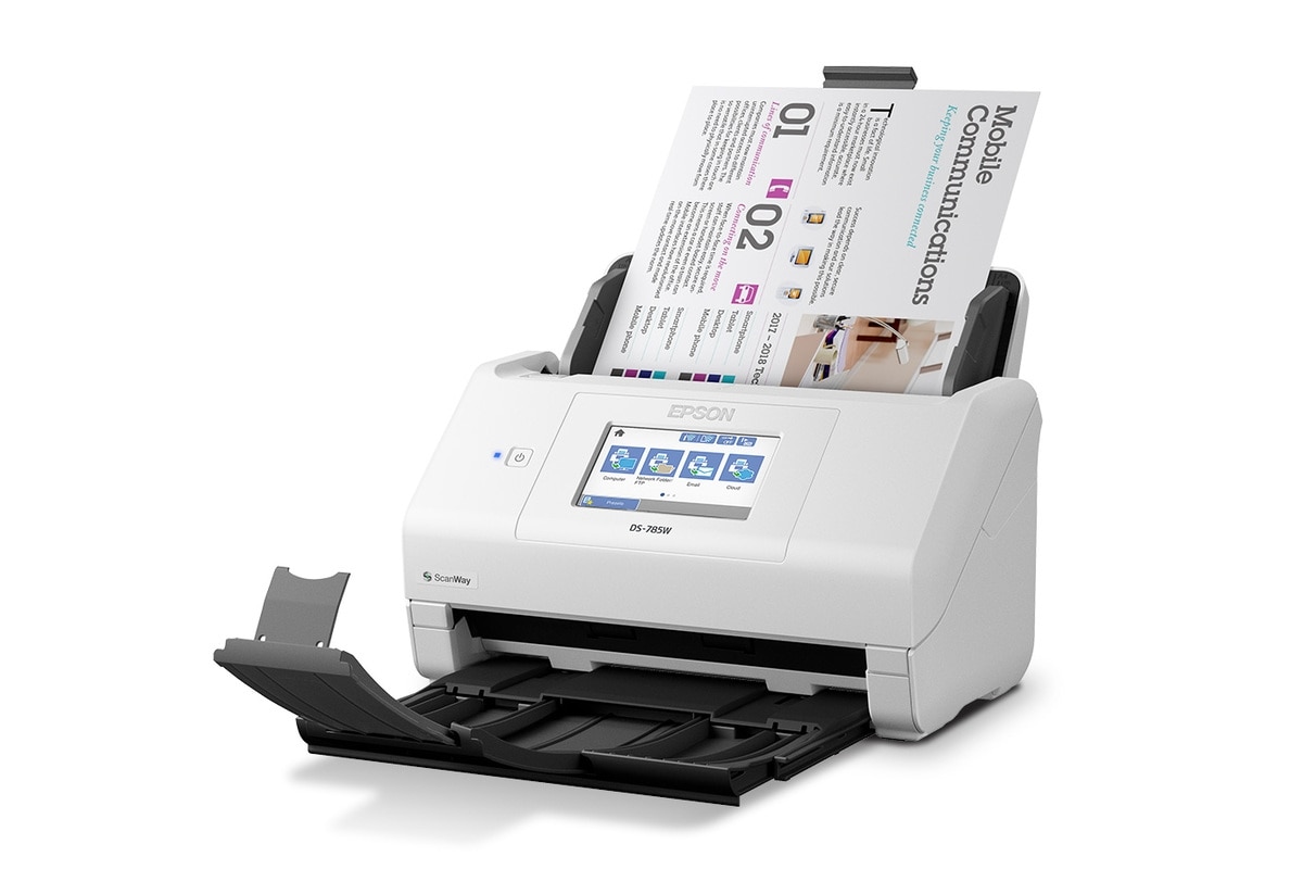 Epson DS-785W High-Speed Wireless Desktop Document Scanner 3