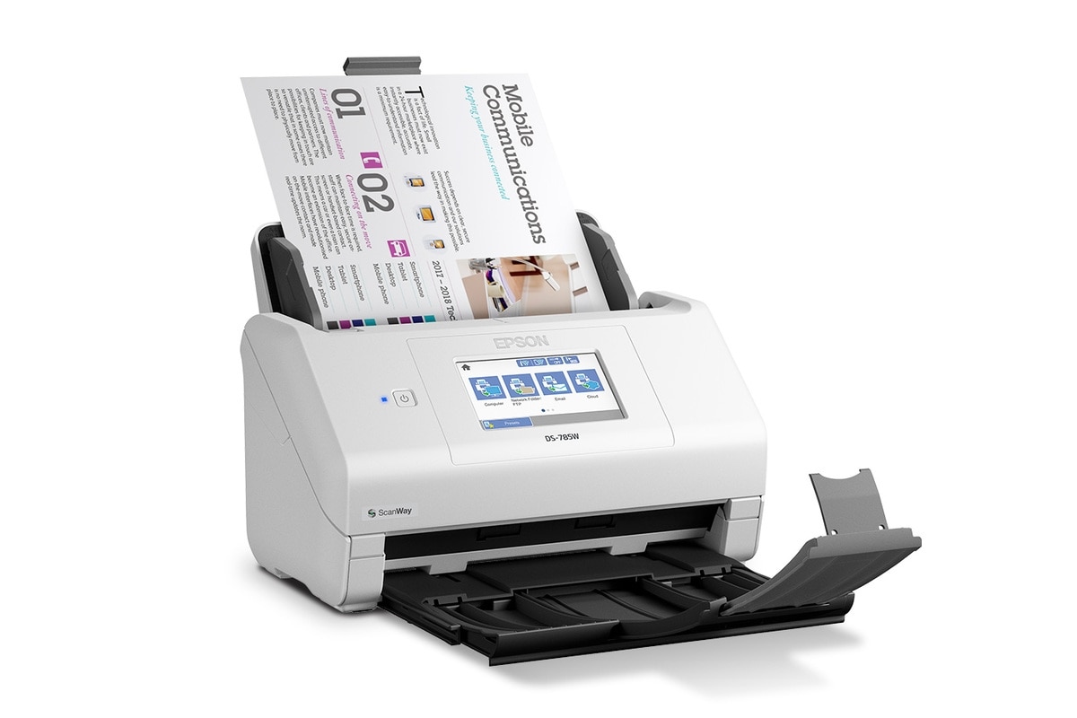 Epson DS-785W High-Speed Wireless Desktop Document Scanner 4