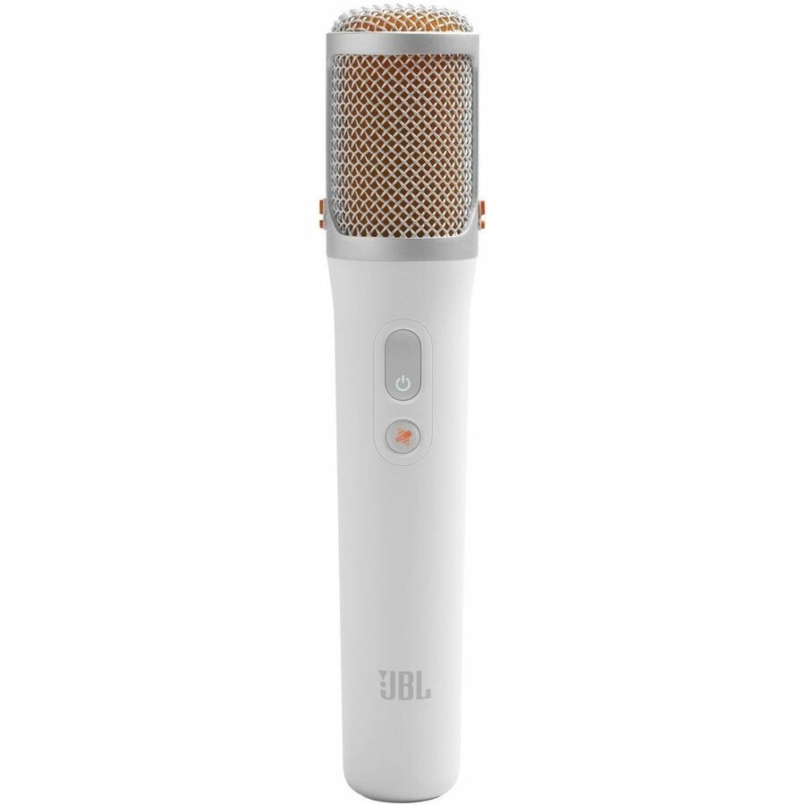 JBL Party Box On The Go 2 w/ AI enhanced microphone - White 5
