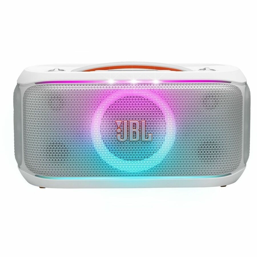 JBL Party Box On The Go 2 w/ AI enhanced microphone - White 7