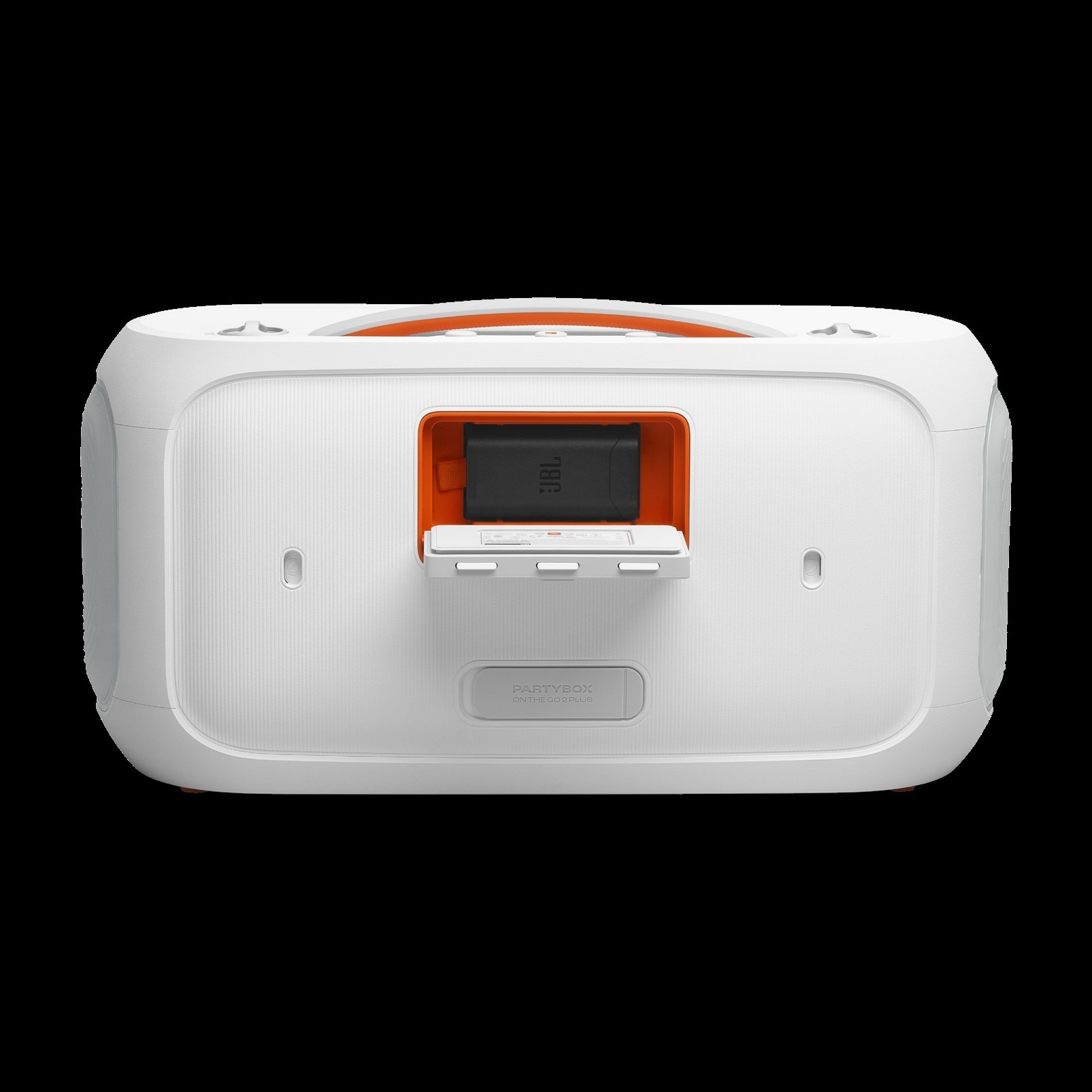 JBL Party Box On The Go 2 w/ AI enhanced microphone - White 3