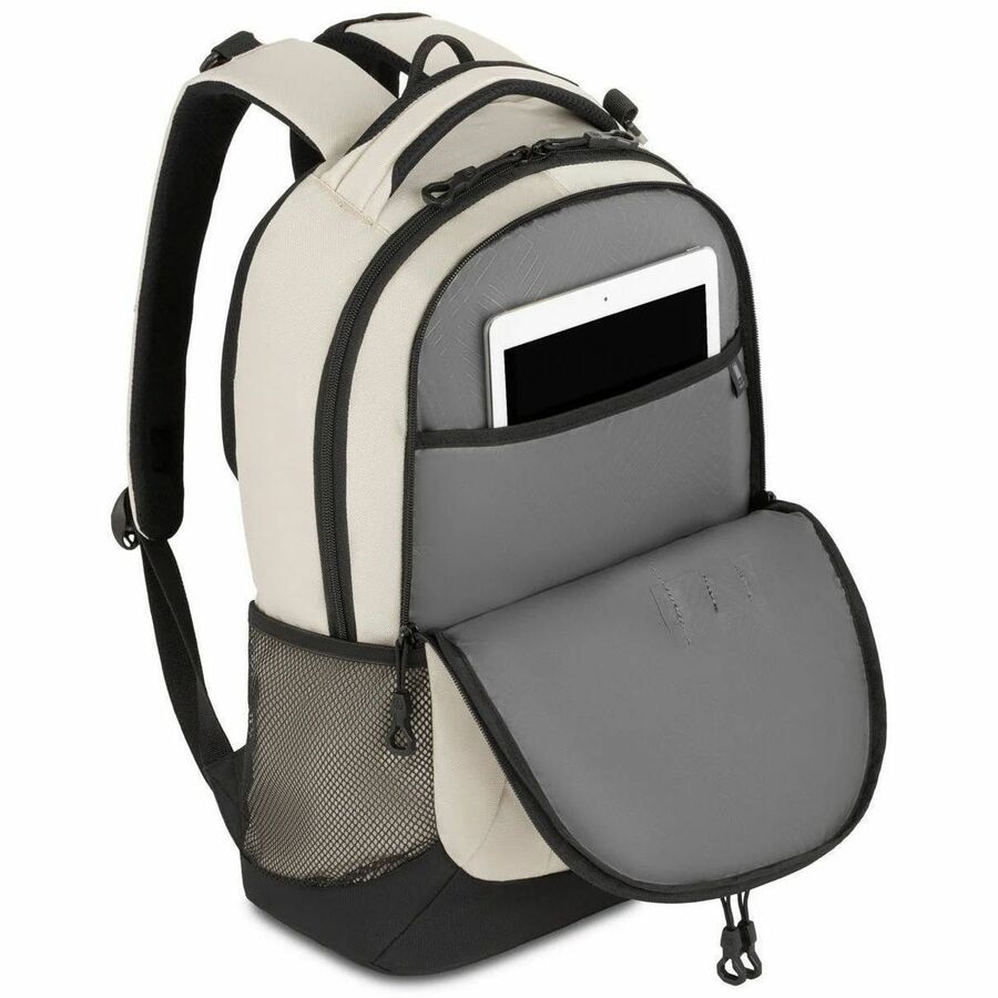 SWISSGEAR Cecil Laptop Backpack-Cream/Black 6