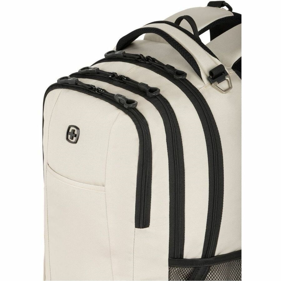 SWISSGEAR Cecil Laptop Backpack-Cream/Black 8