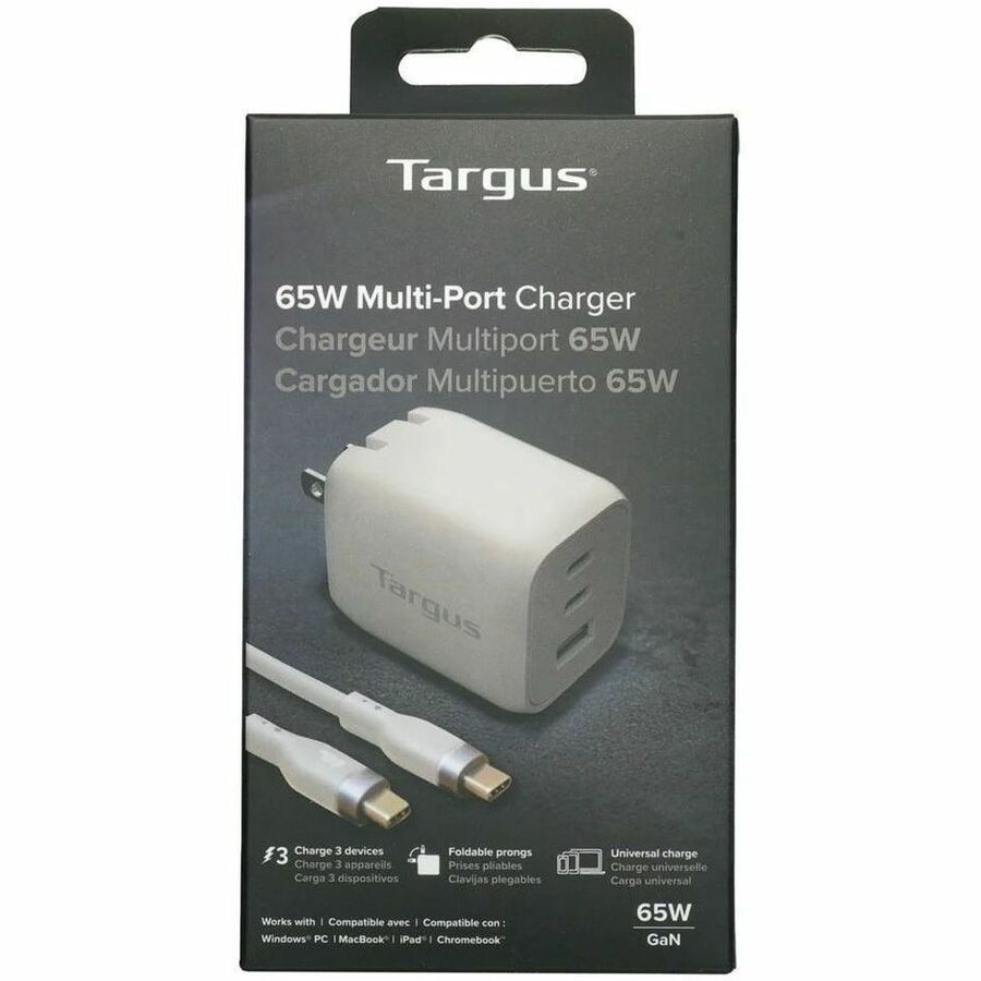 Targus 65W Multi-Port GaN Wall Charger 7