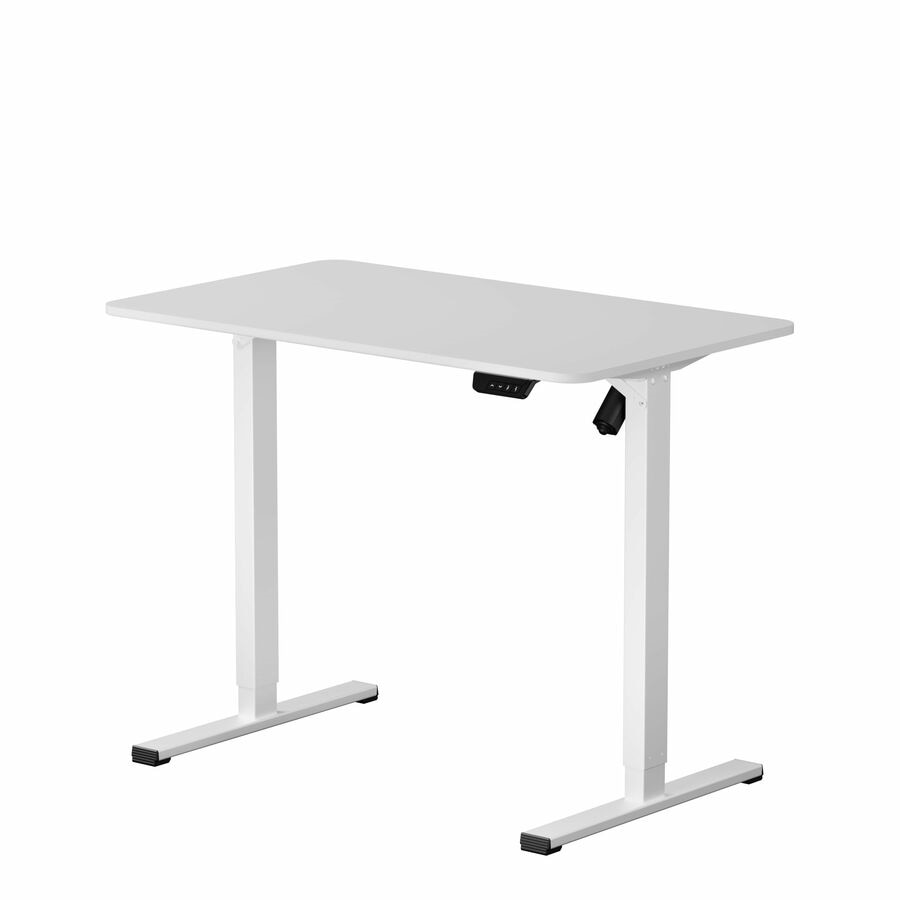 FlexiSpot EC2 40" Wide Electric Rectangular Adjustable Standing Desk, White 2