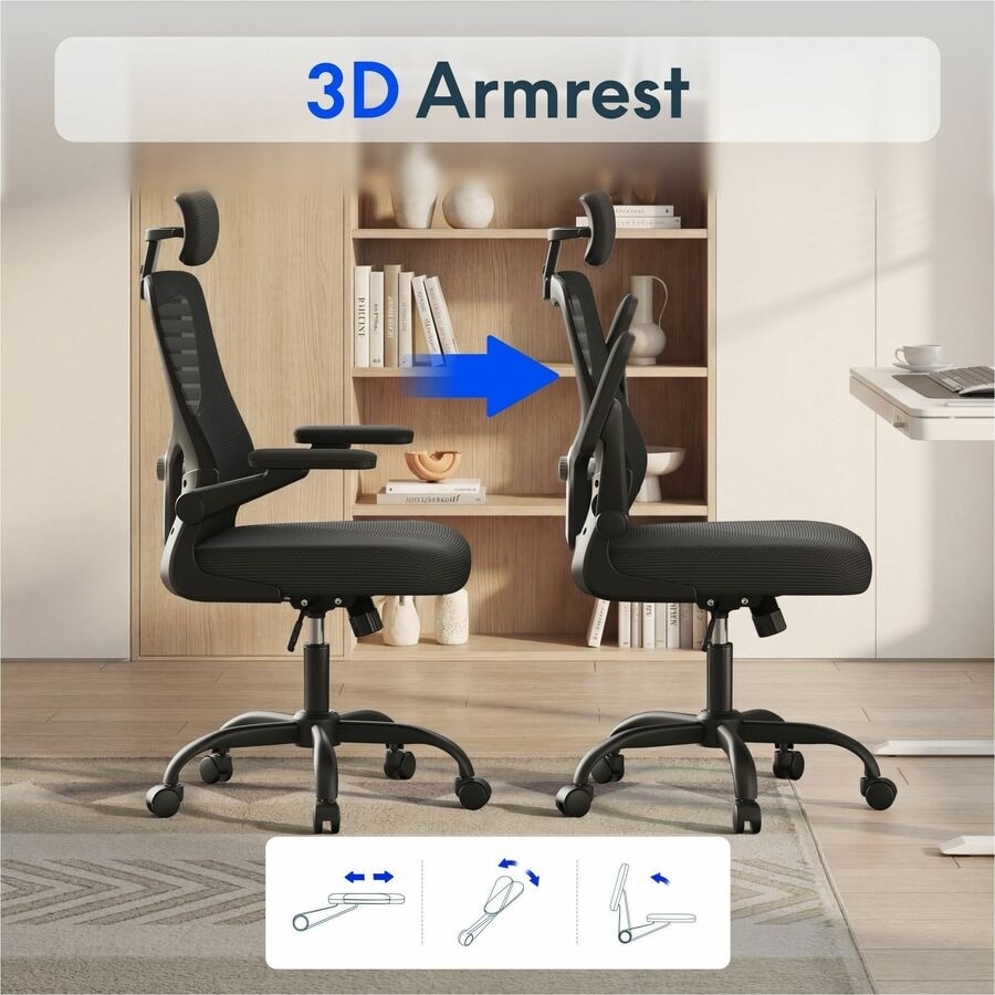 FlexiSpot OC1 Ergonomic Chair, Black 6