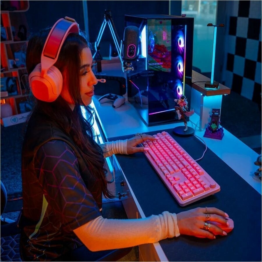 Jlab Nightfall Wired Gaming Keyboard - Pink 5