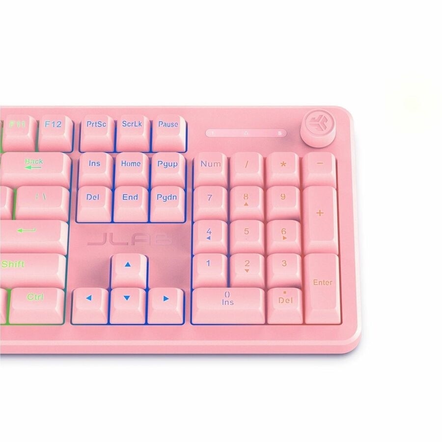 Jlab Nightfall Wired Gaming Keyboard - Pink 6