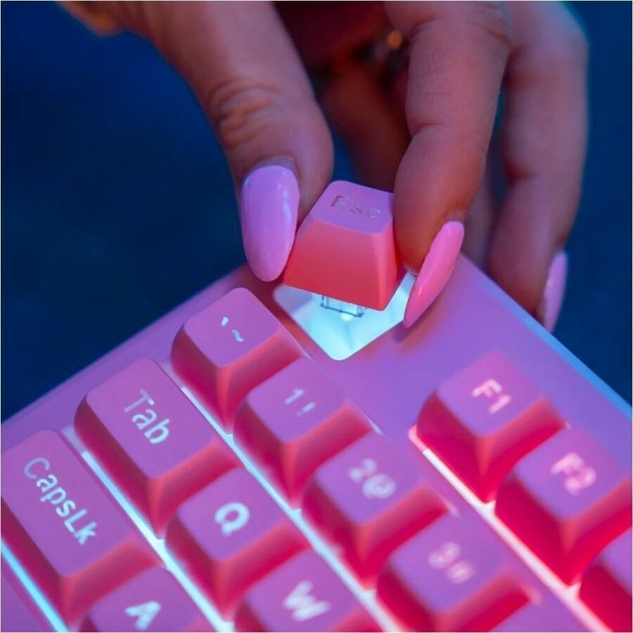 Jlab Nightfall Wired Gaming Keyboard - Pink 8