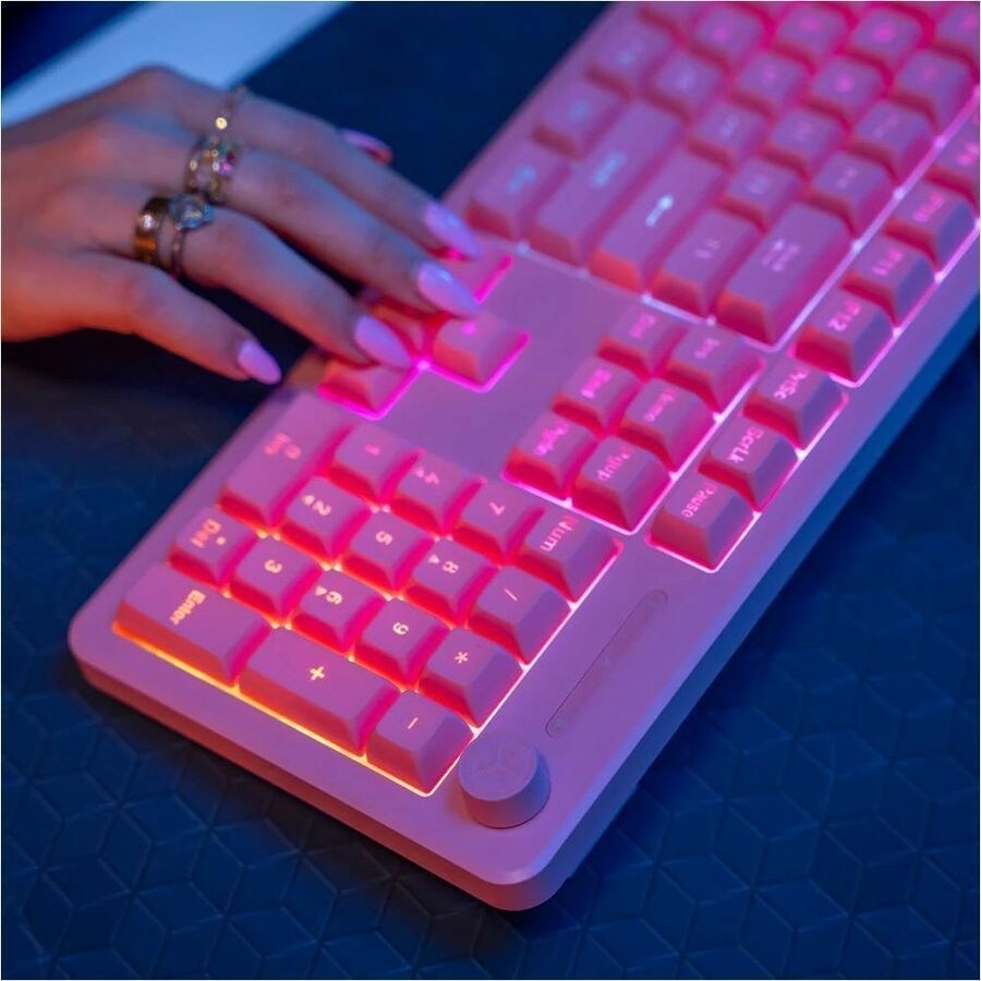 Jlab Nightfall Wired Gaming Keyboard - Pink 9