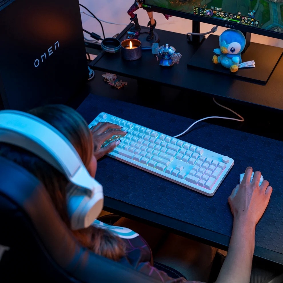 Jlab Nightfall Wired Gaming Keyboard - White 2