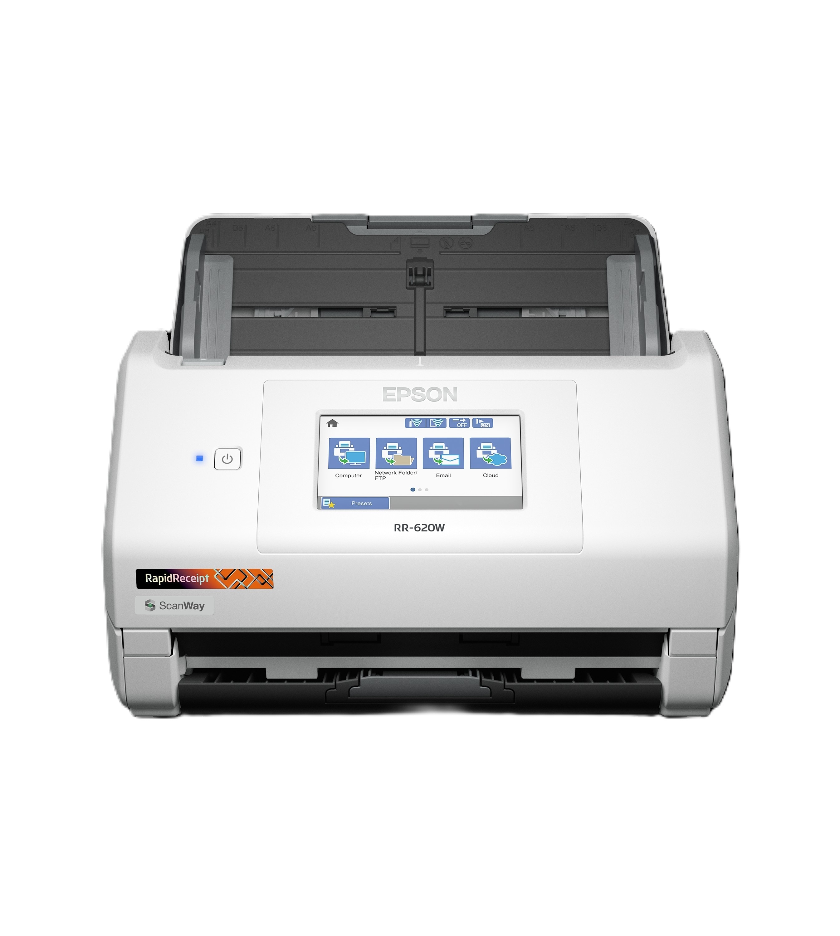 Epson RapidReceipt RR-620W Wireless Desktop Color Duplex Receipt and Document Scanner 4