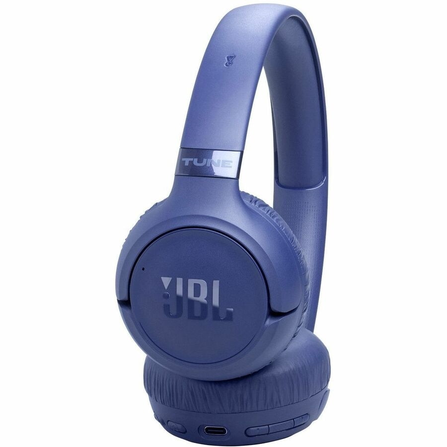 JBL Tune 680NC Wireless On-Ear Noise Cancelling Headphones - Blue 6
