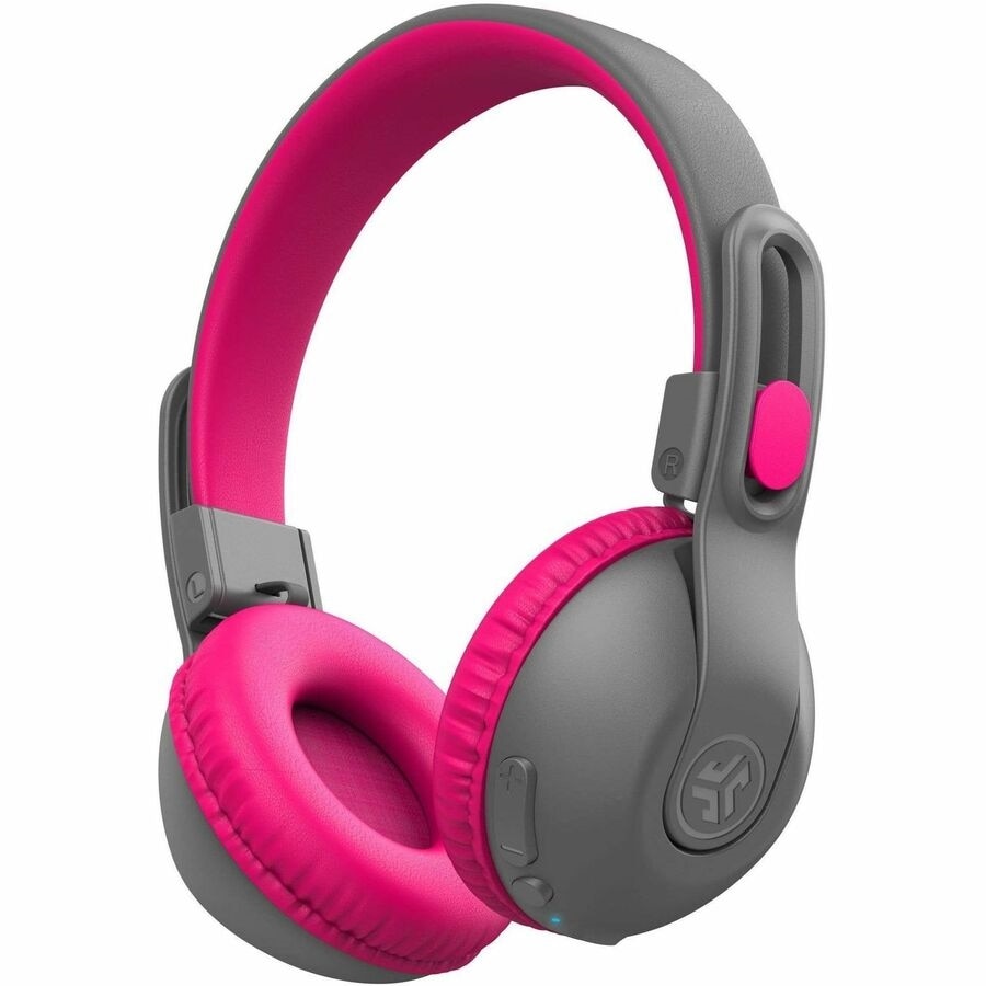 Jlab JBuddies Studio 2 Wireless Headphones - Gray/Pink 2