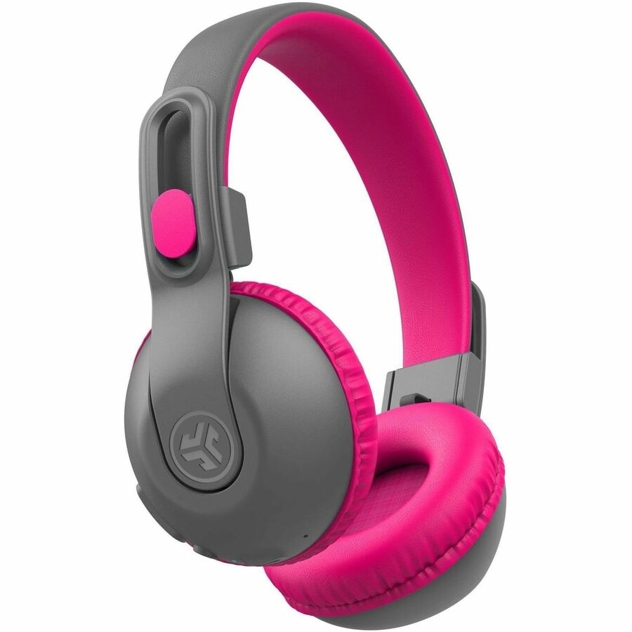 Jlab JBuddies Studio 2 Wireless Headphones - Gray/Pink 4