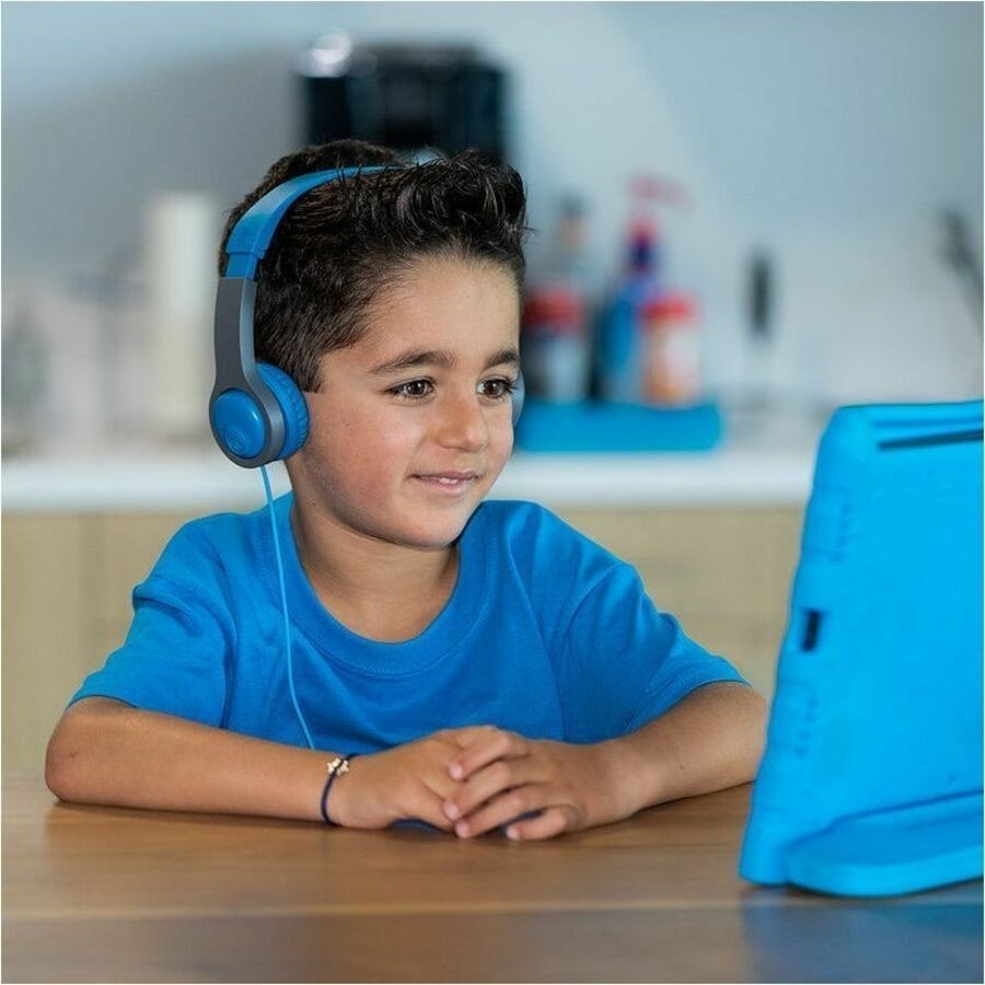 Jlab JBuddies Folding Wired Headphones Gen 2 - Blue/Gray 5