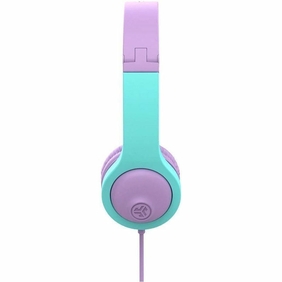 Jlab JBuddies Folding Wired Headphones Gen 2 - Pink/Teal 4