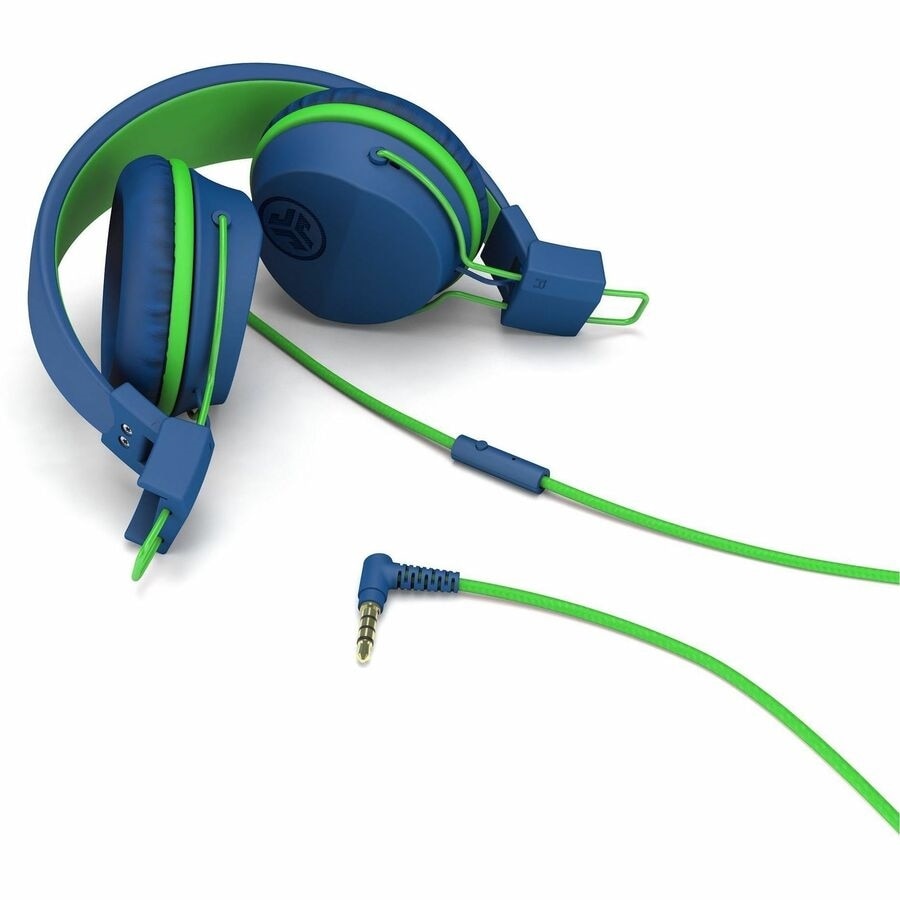 Jlab JBuddies Studio Wired Headphones - Blue/Green 2