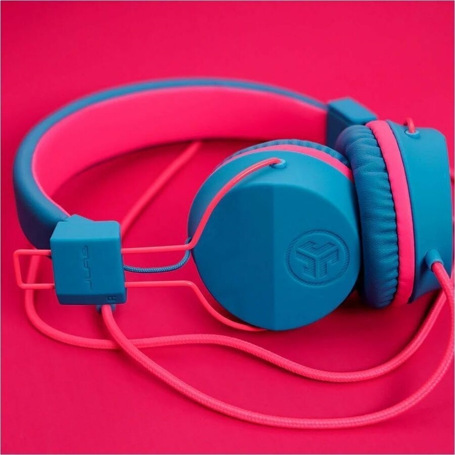 Jlab JBuddies Studio Wired Headphones - Blue/Pink 2