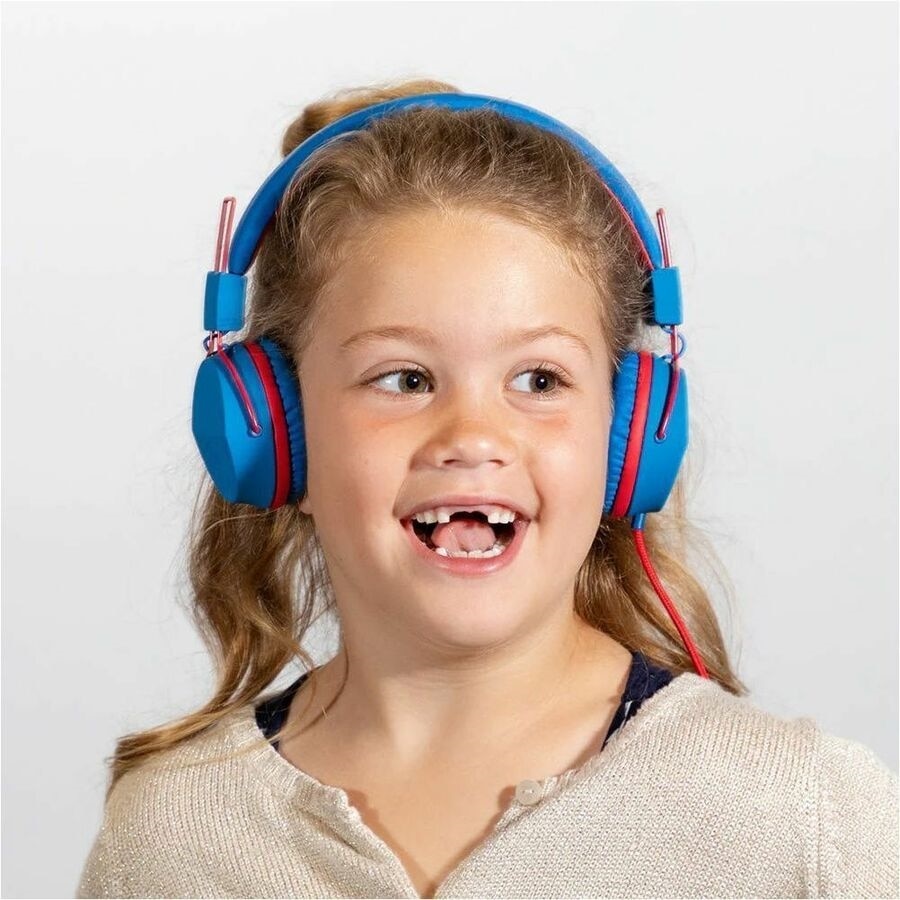 Jlab JBuddies Studio Wired Headphones - Blue/Pink 3