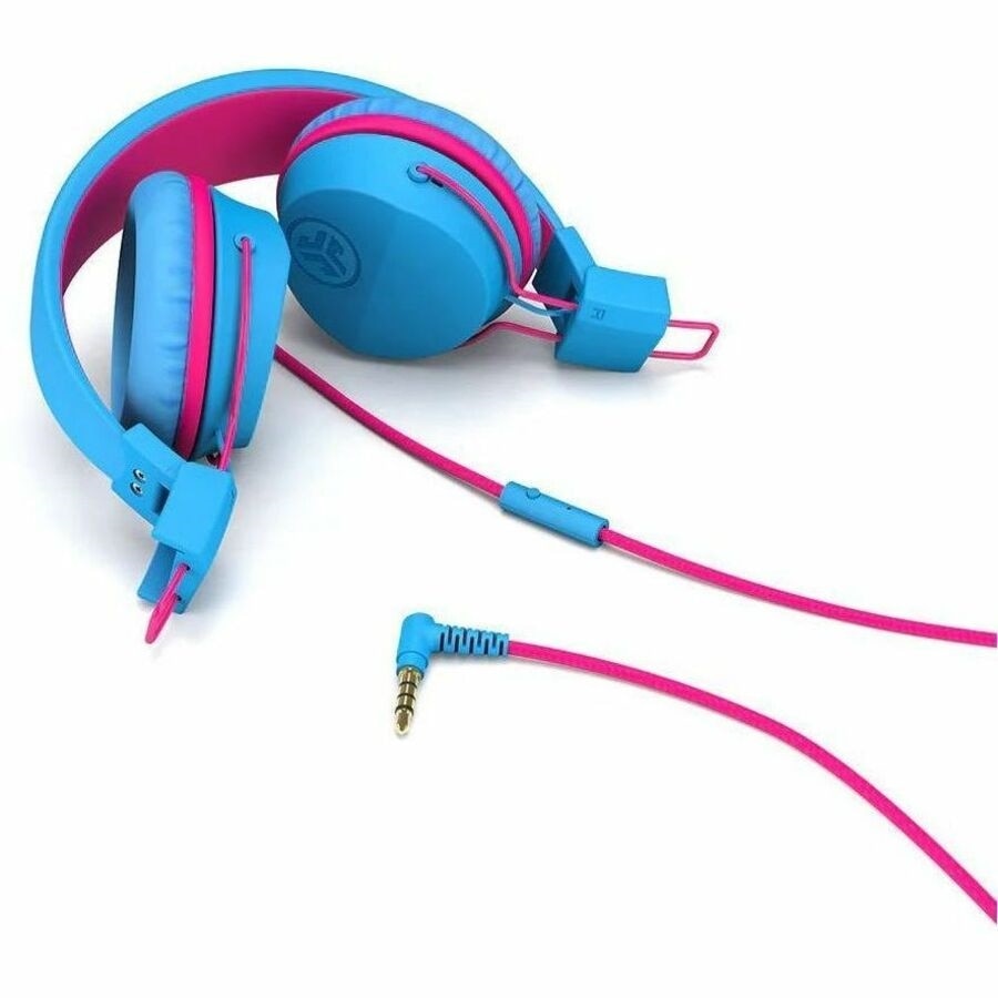 Jlab JBuddies Studio Wired Headphones - Blue/Pink 4