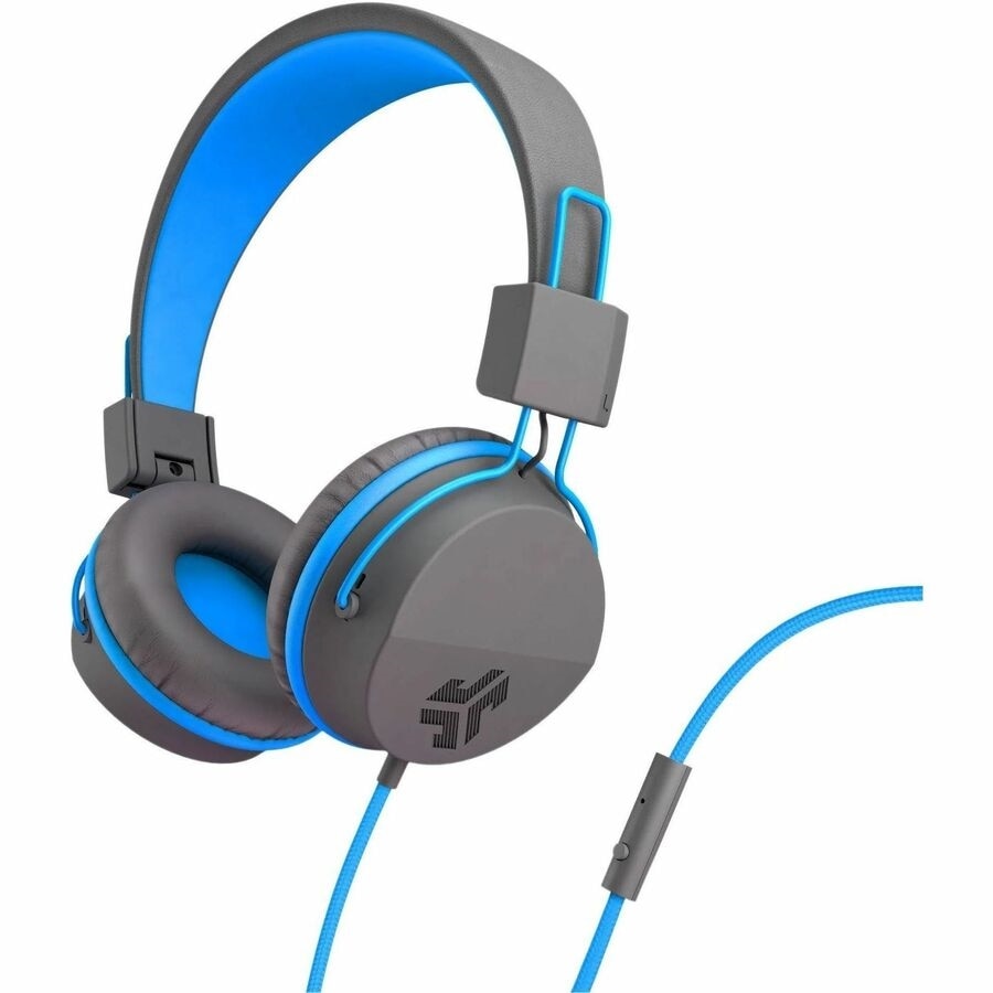 Jlab JBuddies Studio Wired Headphones - Gray/Blue 4