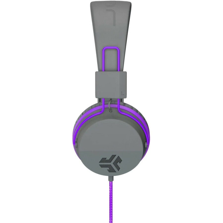 Jlab JBuddies Studio Wired Headphones - Gray/Purple 2