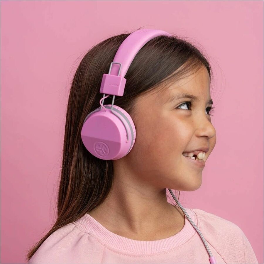 Jlab JBuddies Studio Wired Headphones - Pink 6