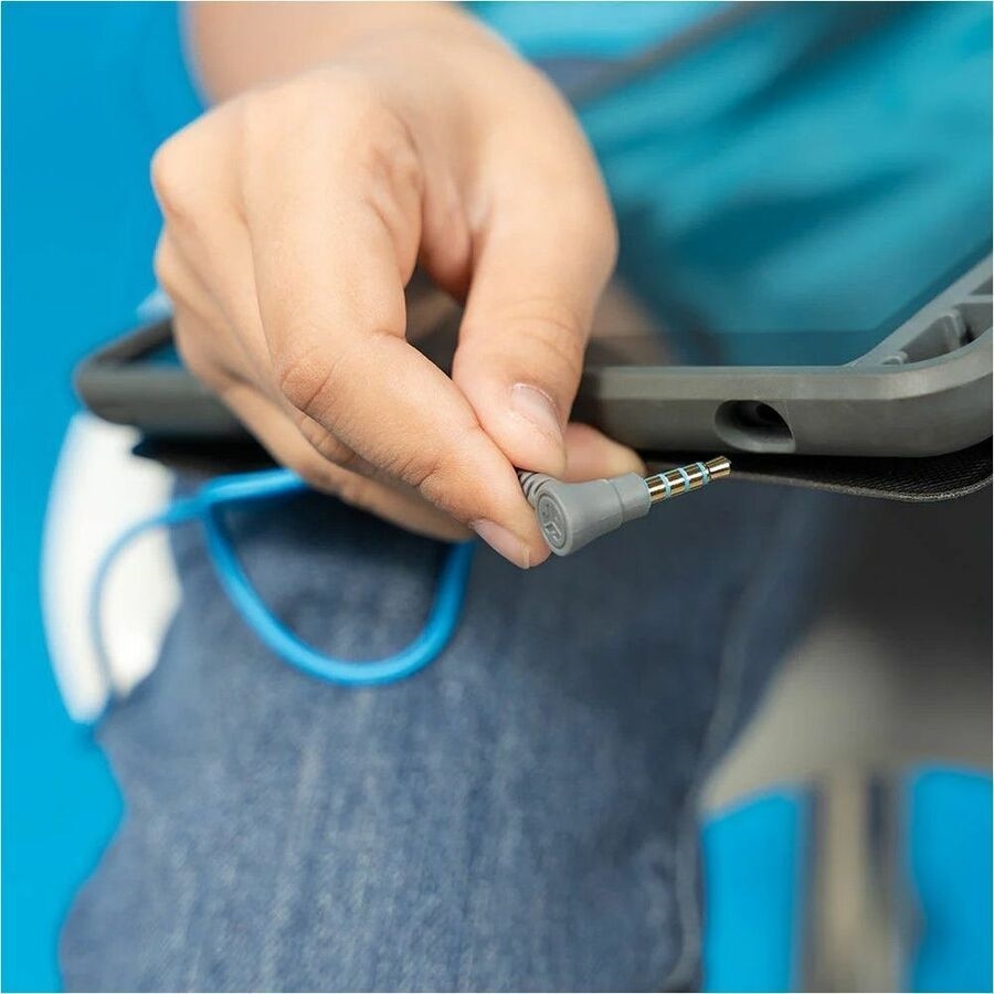 Jlab JBuddies Studio 2 Wired Headphones - Blue/Gray 6