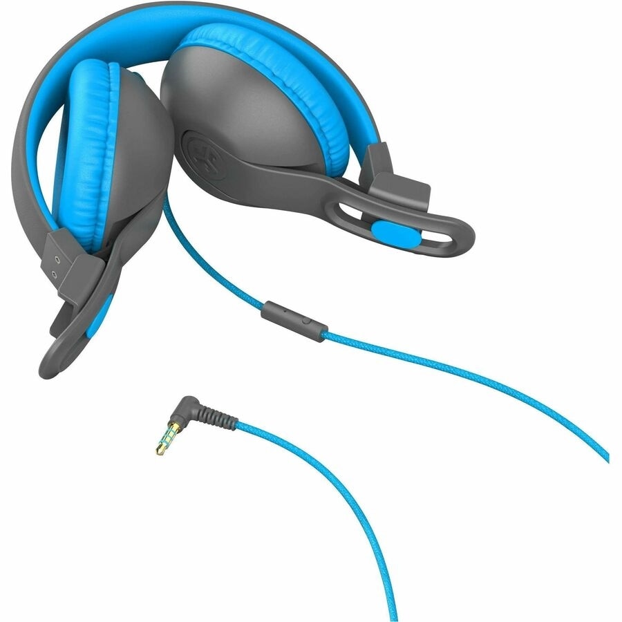 Jlab JBuddies Studio 2 Wired Headphones - Blue/Gray 8