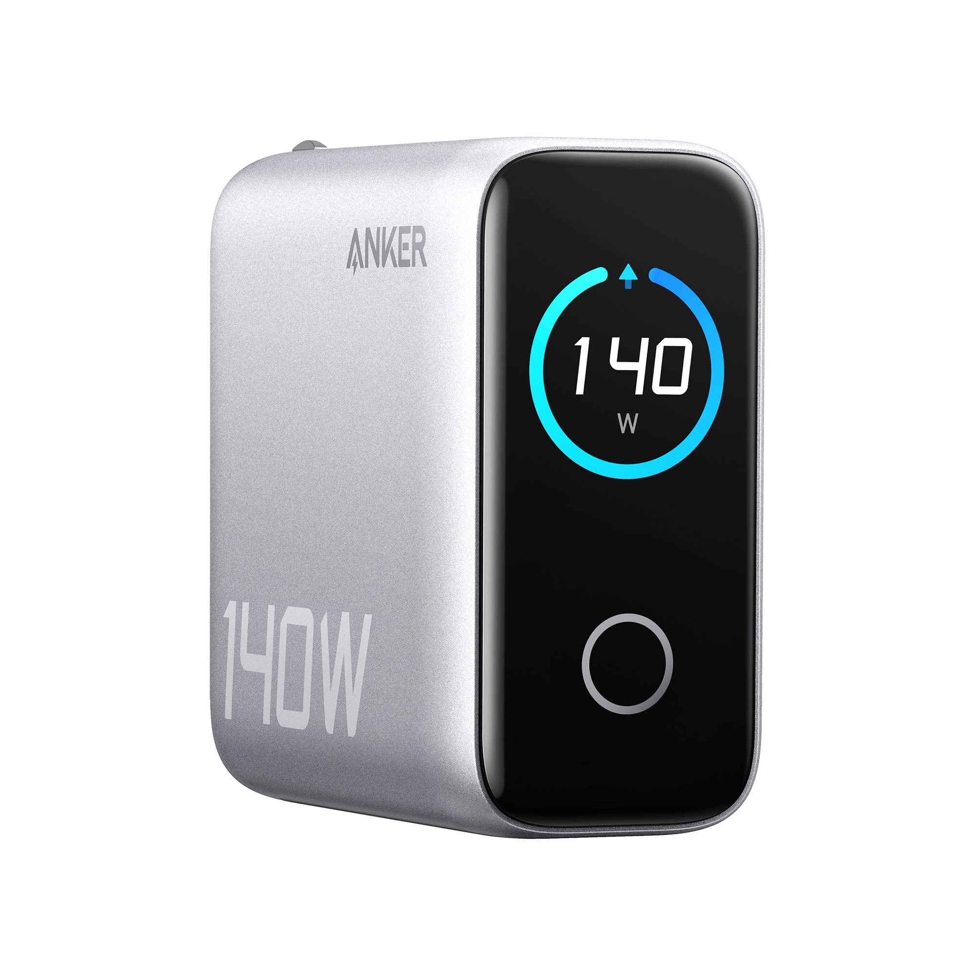Anker Charger (140W, 4-Port, PD 3.1) with USB-C Cable - Silver 3