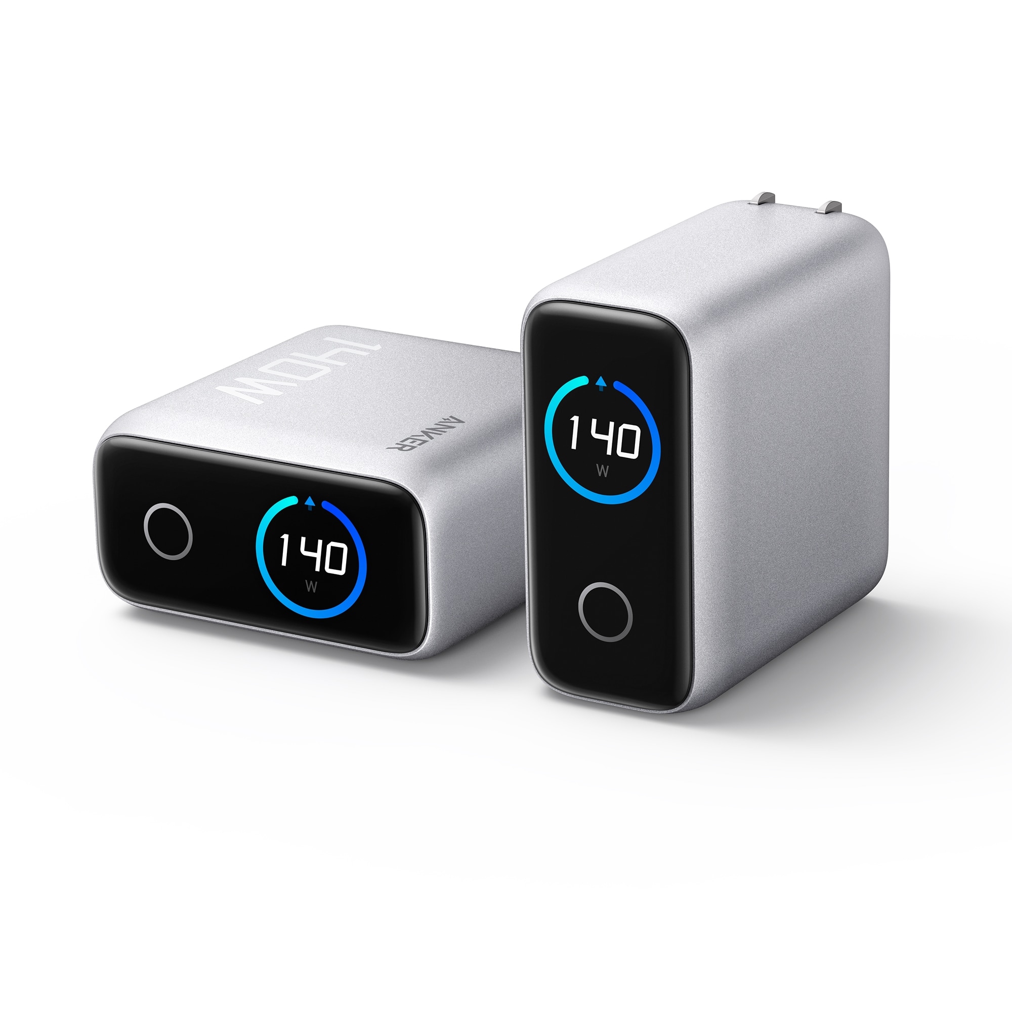 Anker Charger (140W, 4-Port, PD 3.1) with USB-C Cable - Silver 5
