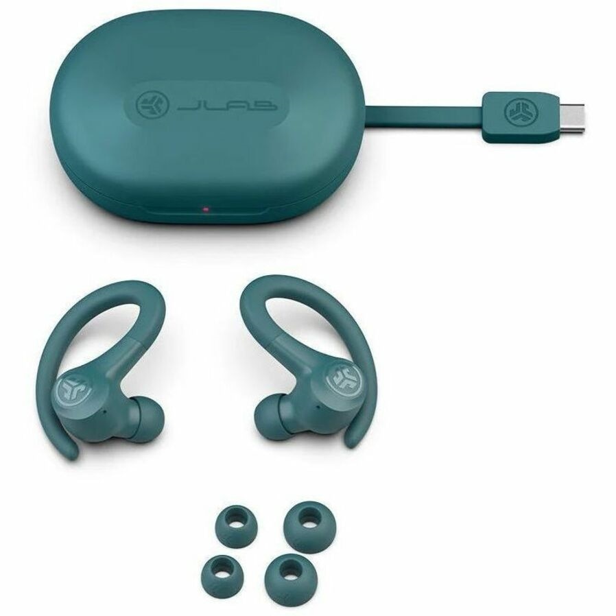JLab Go Sport+ True Wireless Earbuds - Teal 6