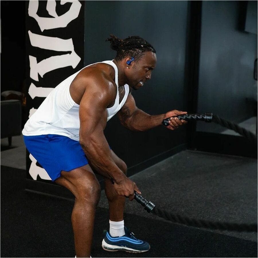 JLab JBuds Sport ANC4 True Wireless Earbuds - Blue 7