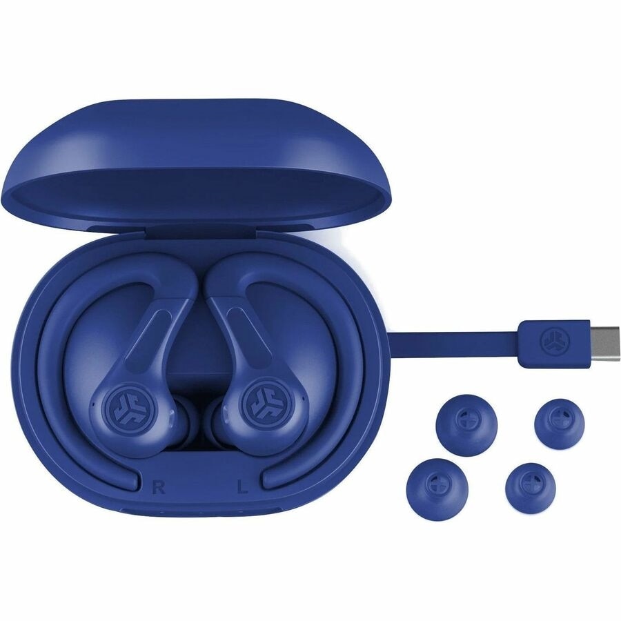 JLab JBuds Sport ANC4 True Wireless Earbuds - Blue 8