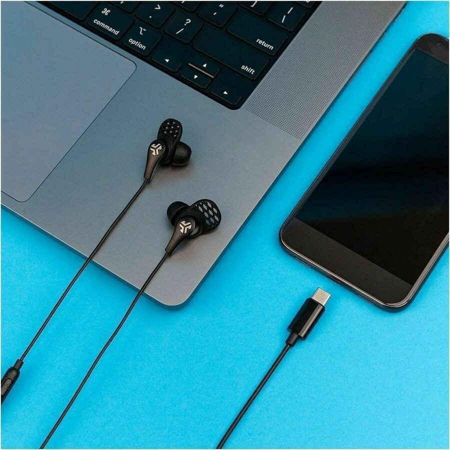 JLab JBuds Pro USB-C Wired Earbuds - Black 6