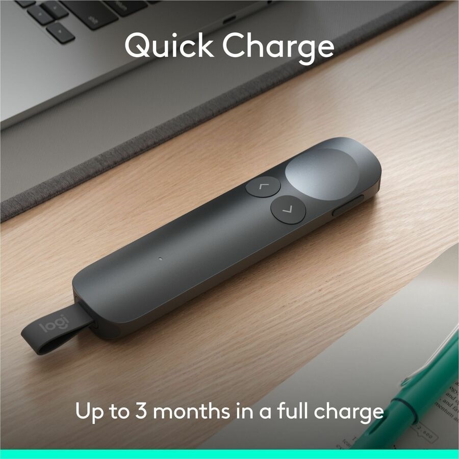 Logitech Spotlight 2 Presentation Remote - Graphite 8