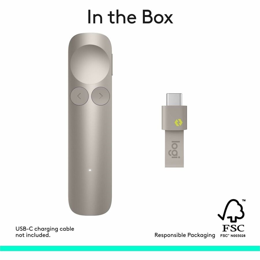 Logitech Spotlight 2 Presentation Remote - Sand 11