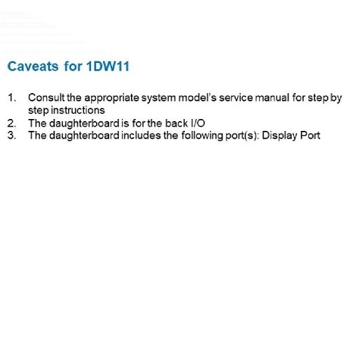 Dell Display Port Daughterboard 3