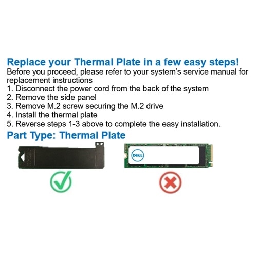 Dell M.2 PCIE SSD 右側導熱板 2