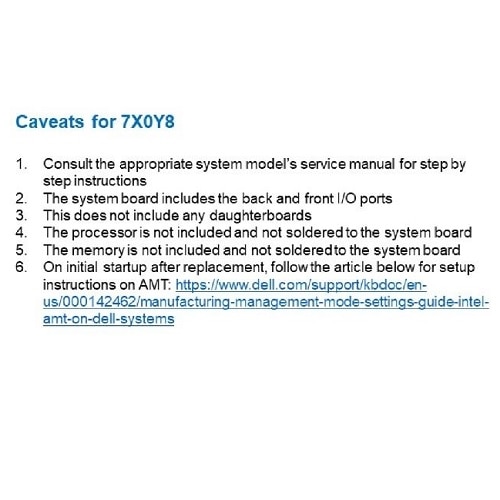 Dell 마더보드 어셈블리, 인텔 Q570 3