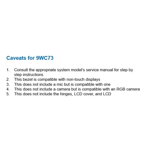 Dell Non-Touch LCD Black Bezel 3