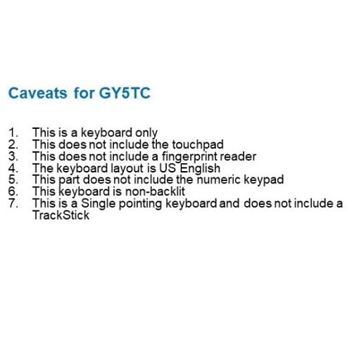 Dell English-US Non-Backlit Keyboard with 81-keys 3