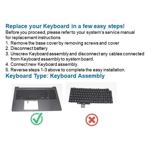 Dell håndleddstøttemontering 2