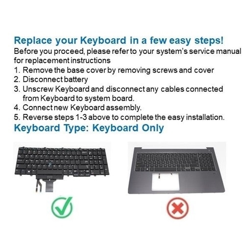 Dell Backlit Keyboard - 81-keys (English-UK) 2
