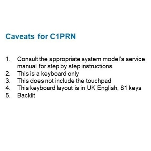 Dell Backlit Keyboard - 81-keys (English-UK) 3
