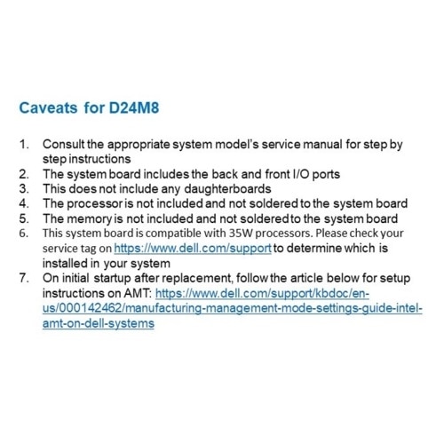 Dell bare moederbordeenheid  3