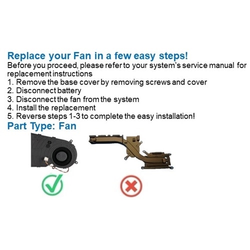 Dell Cooling Right Fan Dell Ireland