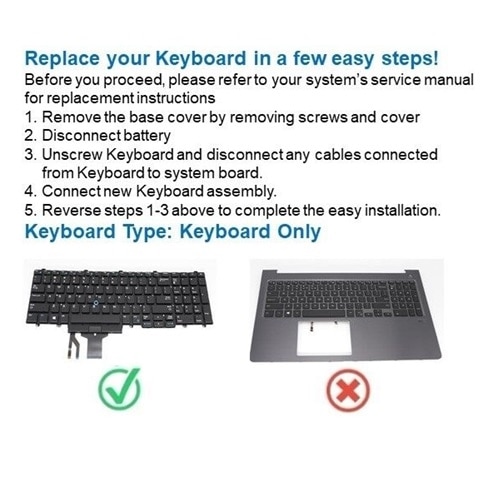 Clavier Dell rétroéclairé, français (Europe), 83 touches 2