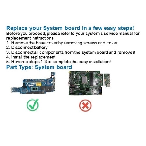 Assemblaggio della scheda madre Dell, Intel i5-8265U   2